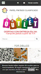 Mobile Screenshot of papelpintadoclasificado.com