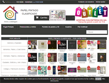 Tablet Screenshot of papelpintadoclasificado.com